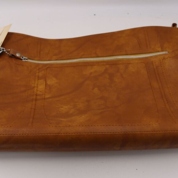 American Tourister Vintage Brown Vinyl Business Case Travel Bag Document File - Picture 3 of 10